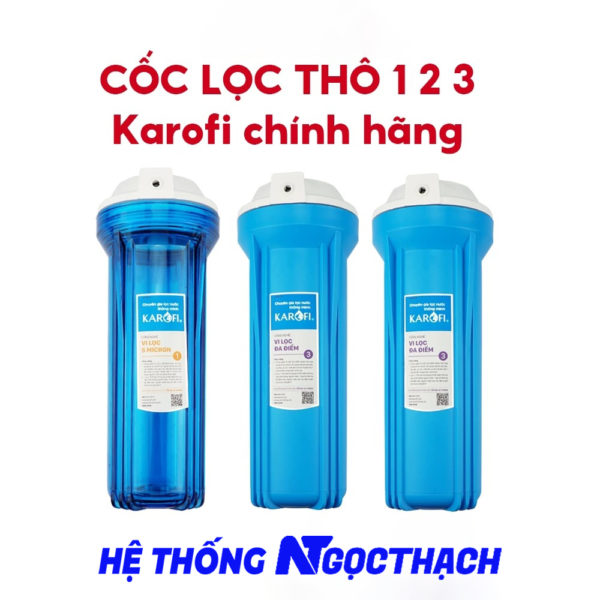 Cốc lọc nước số 1 ,2, 3 10 inch