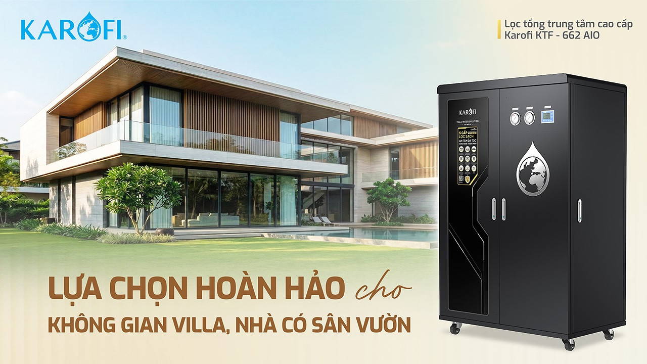 Máy lọc nước tổng đầu nguồn Karofi KTF-662 AIO
