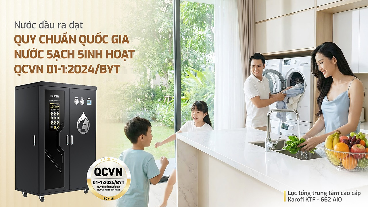Máy lọc nước tổng đầu nguồn Karofi KTF-662 AIO