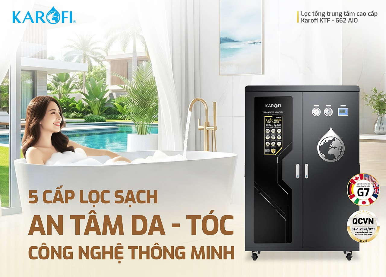 Máy lọc nước tổng đầu nguồn Karofi KTF-662 AIO