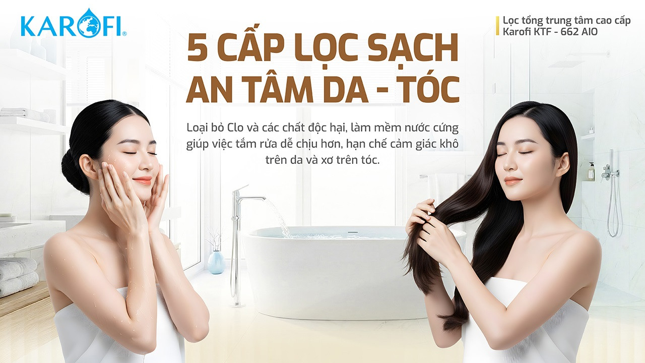 Máy lọc nước tổng đầu nguồn Karofi KTF-662 AIO