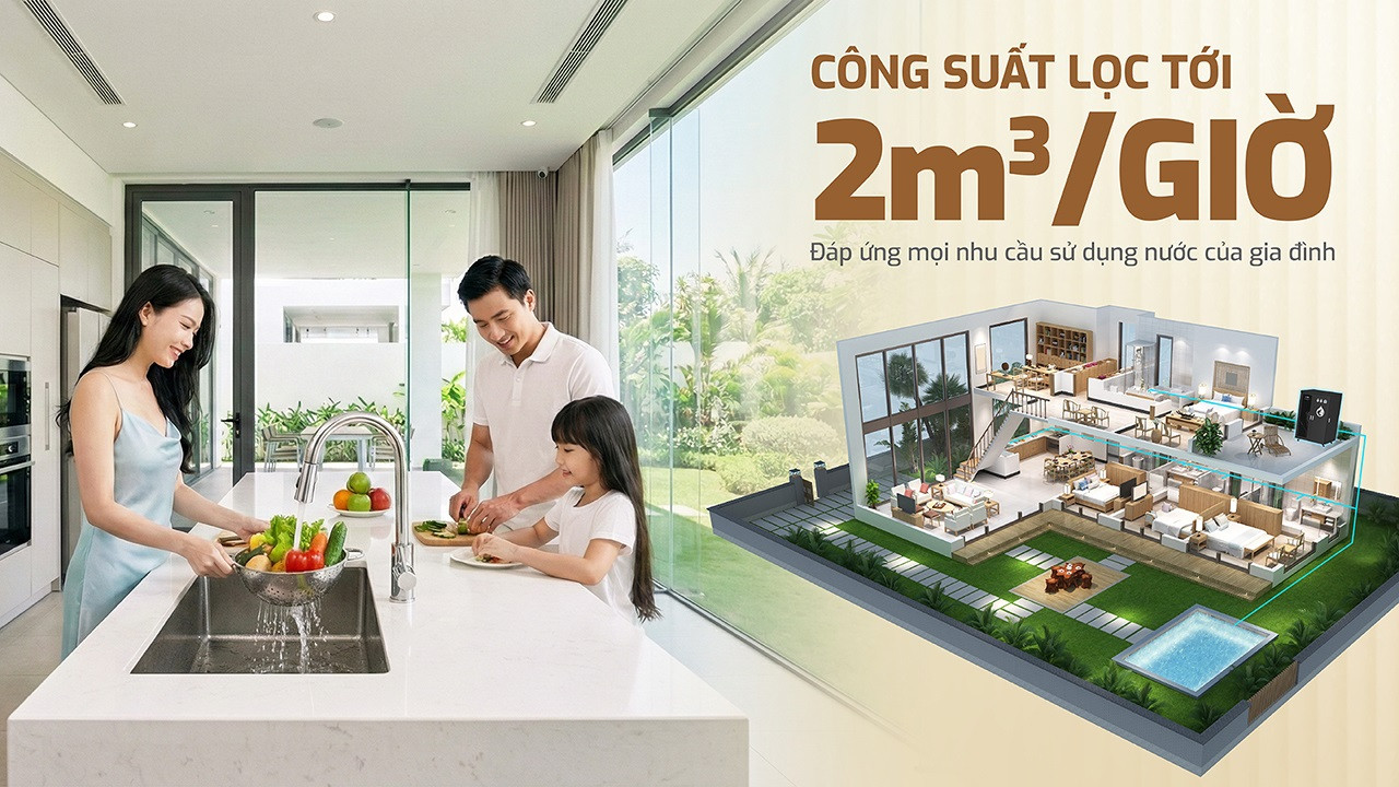 Máy lọc nước tổng đầu nguồn Karofi KTF-662 AIO