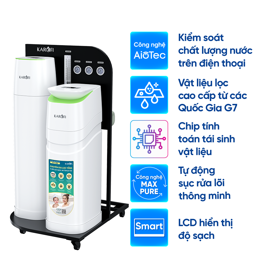 Lọc Tổng Trung Tâm Cao Cấp Karofi KTF - 888