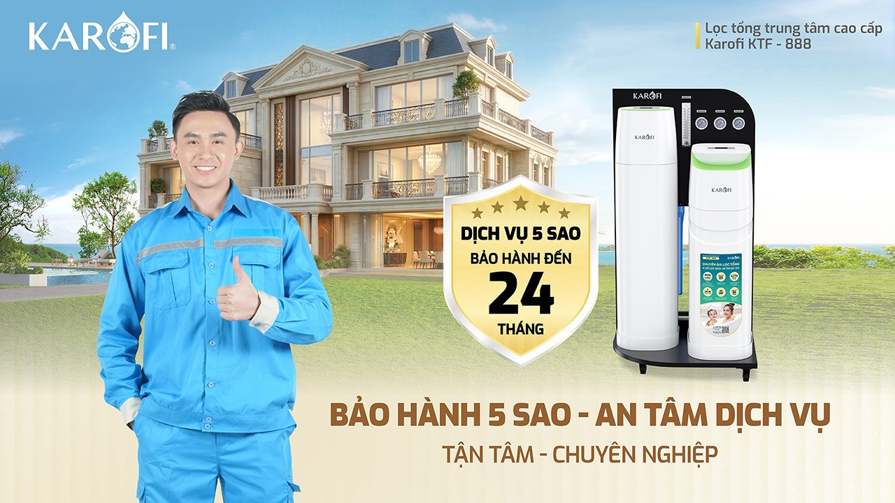 Lọc Tổng Trung Tâm Cao Cấp Karofi KTF - 888