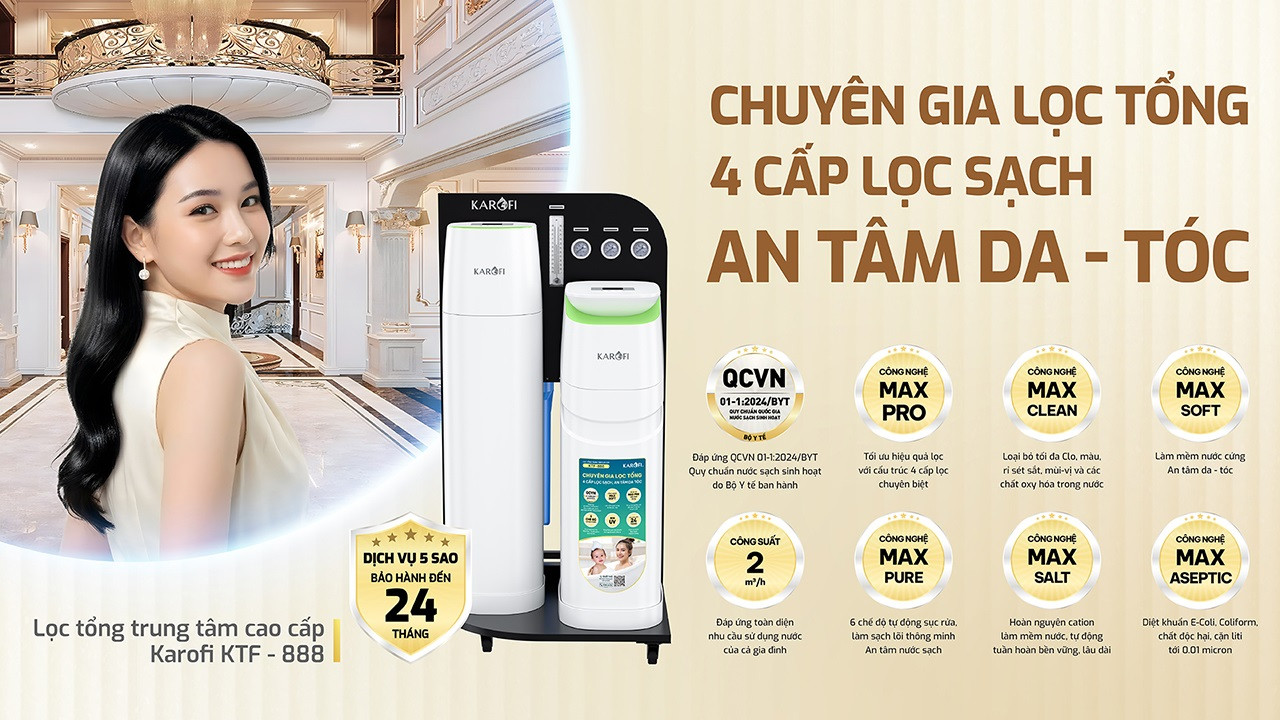 Lọc Tổng Trung Tâm Cao Cấp Karofi KTF - 888