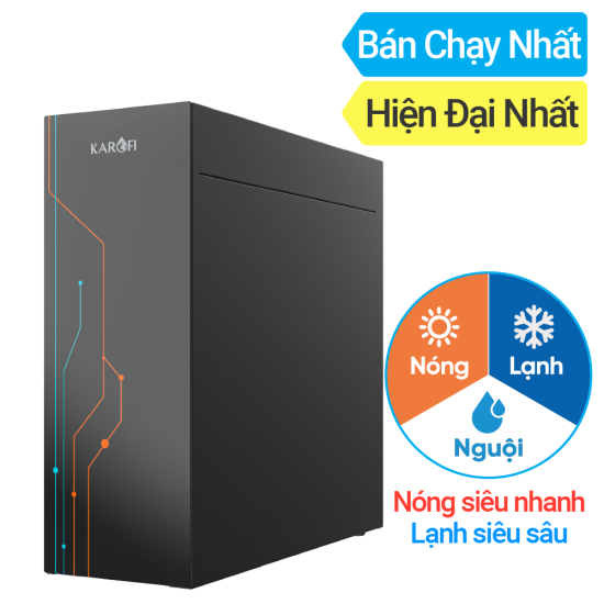 Máy Lọc Nước Nóng Lạnh Lắp Gầm Bếp Karofi KAQ-U95 Pro Hot – Cool - Ảnh 8
