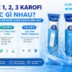 Lõi lọc số 1,2,3 khác gì nhau? Khi nào cần thay để máy lọc nước luôn sạch và bền?