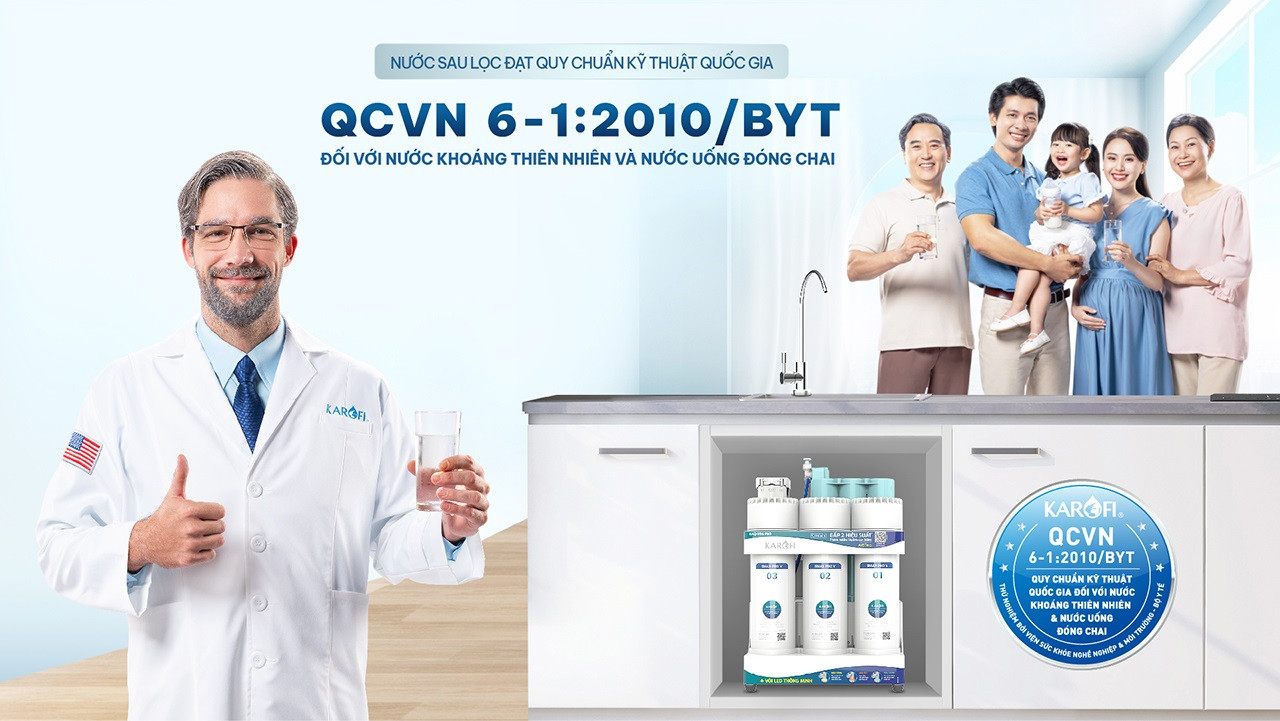 Máy lọc nước Karofi KAQ-U96 PRO - Canxi