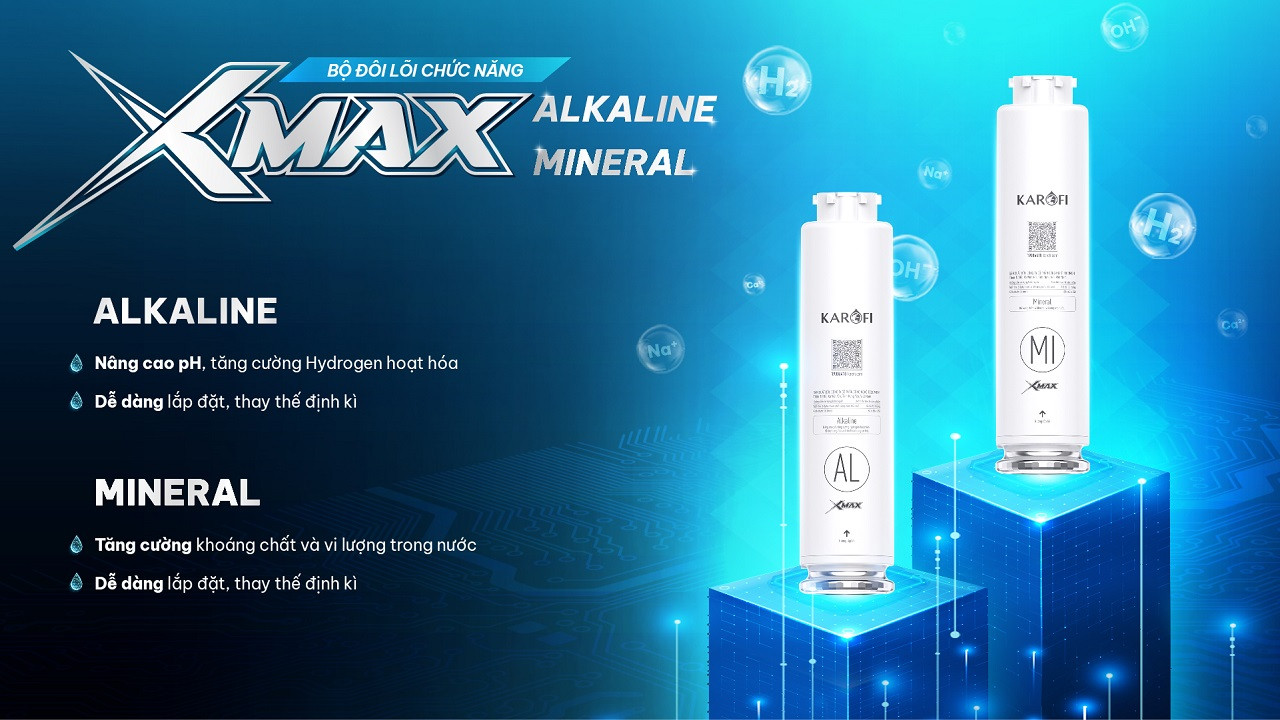 Máy lọc nước nóng lạnh Karofi Diamond S68E