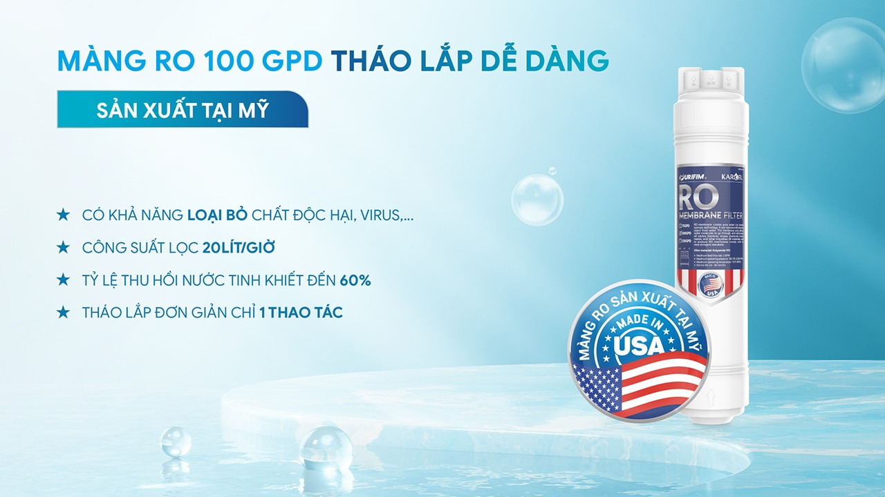 Máy lọc nước nóng lạnh Karofi KAD-GZ68