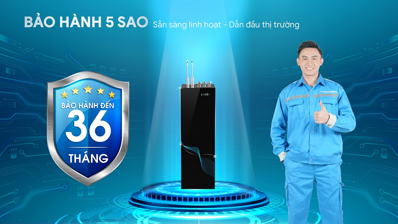 Máy lọc nước nóng lạnh Karofi KAD-GZ68