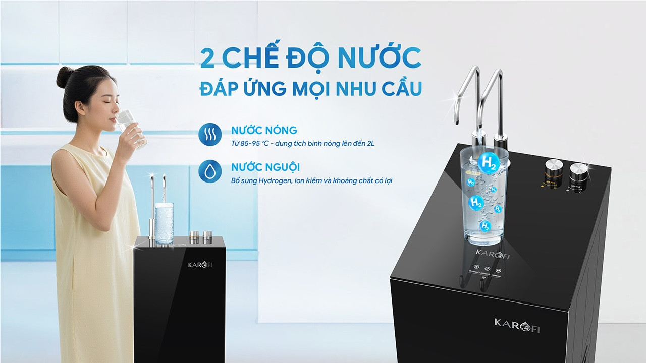 Máy lọc nước nóng nguội Karofi KAH-GZ36