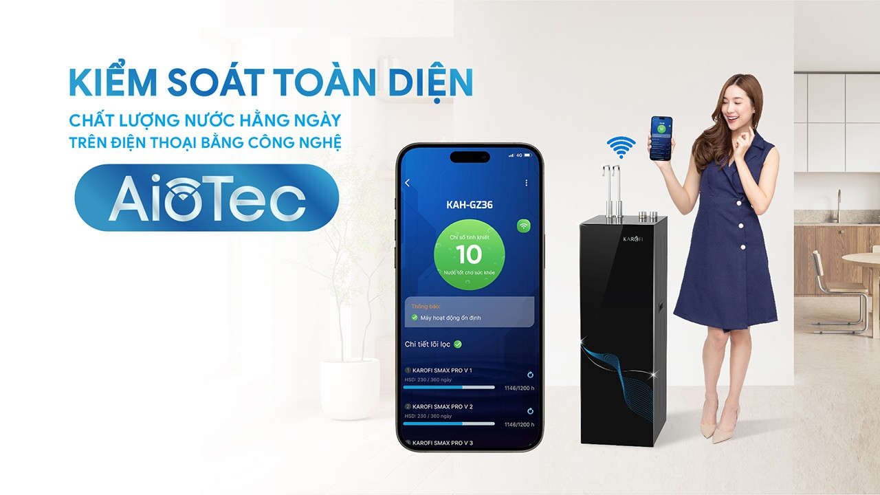 Máy lọc nước nóng nguội Karofi KAH-GZ36