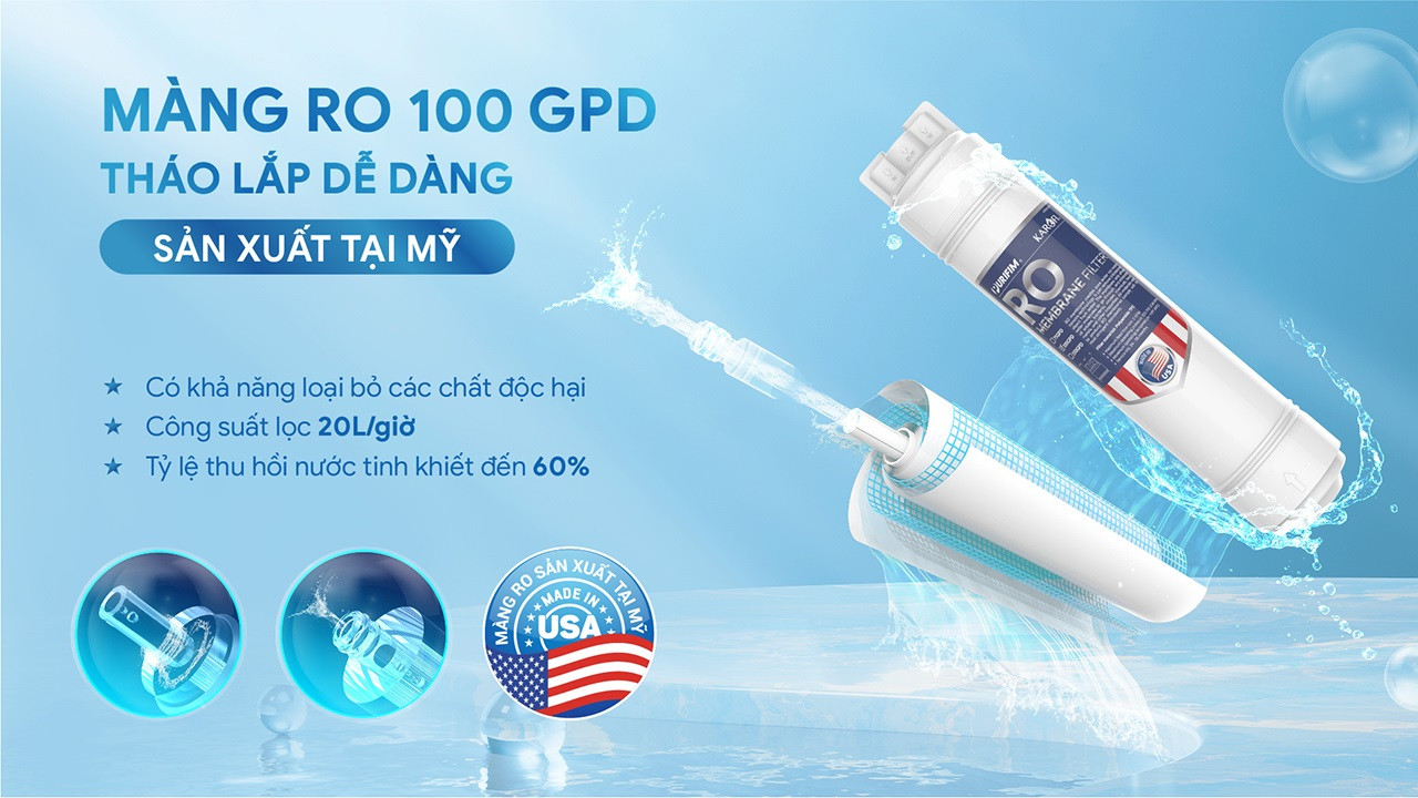 Máy lọc nước nóng nguội Karofi KAH-GZ36