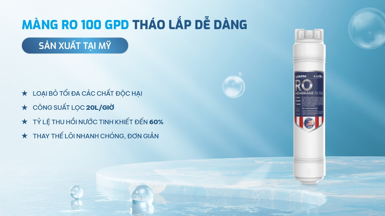 Máy lọc nước Karofi KAQ-GZ26