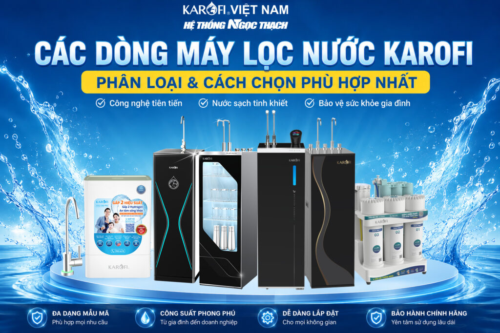 Các Dòng Máy Lọc Nước Karofi Hiện Nay: Cách Phân Loại Và Lựa Chọn Phù Hợp