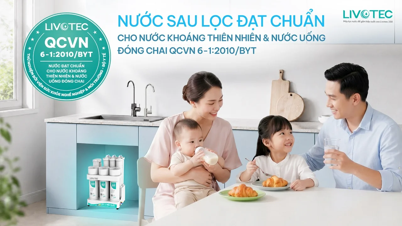 Máy lọc nước để gầm Livotec 258