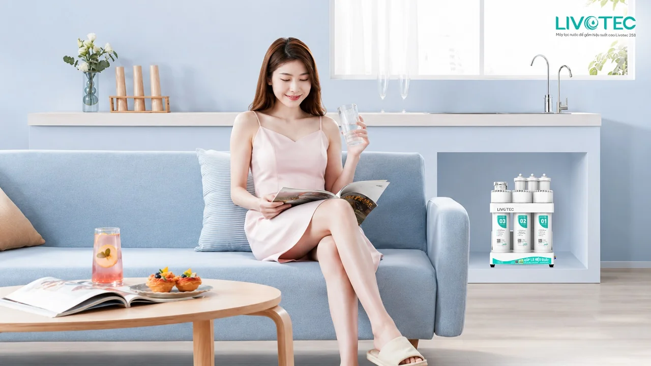 Máy lọc nước để gầm Livotec 258