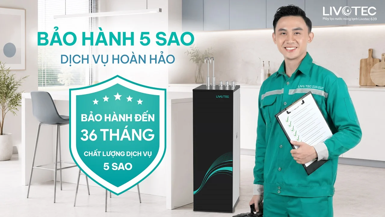 Máy lọc nước nóng lạnh Livotec 639