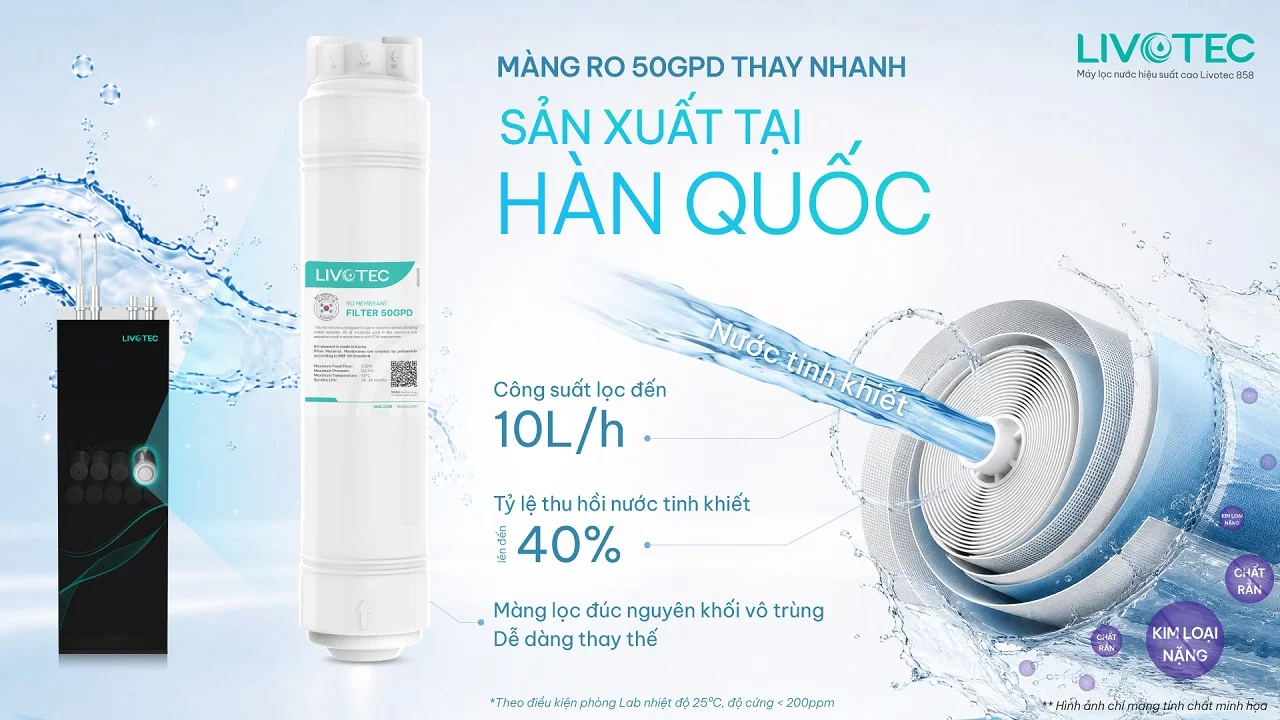 Máy lọc nước Livotec 858