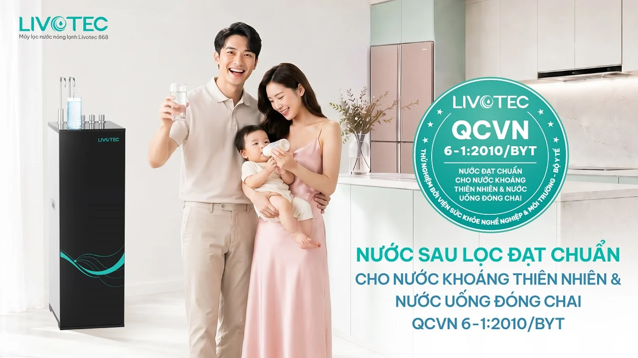 Máy lọc nước nóng lạnh Livotec 868