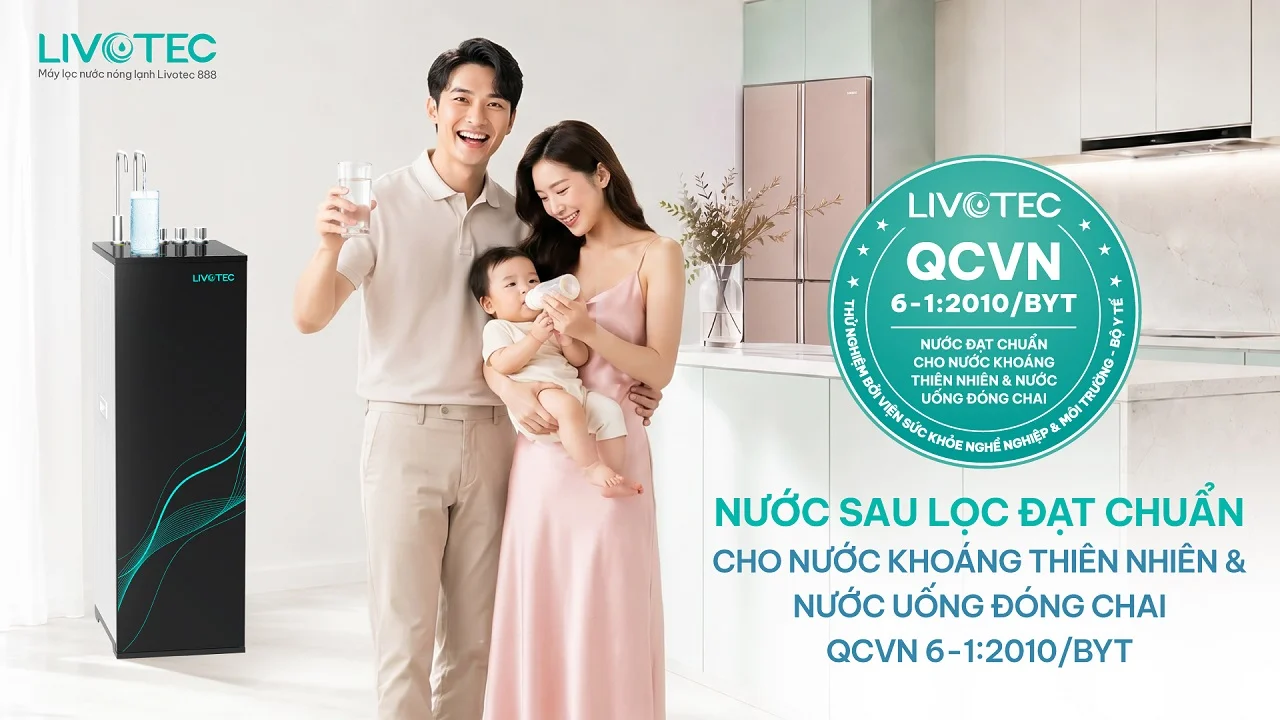 Máy lọc nước nóng lạnh Livotec 888