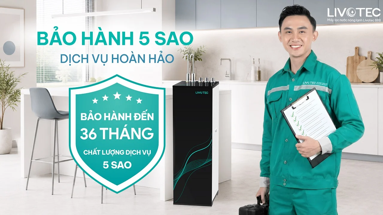 Máy lọc nước nóng lạnh Livotec 888