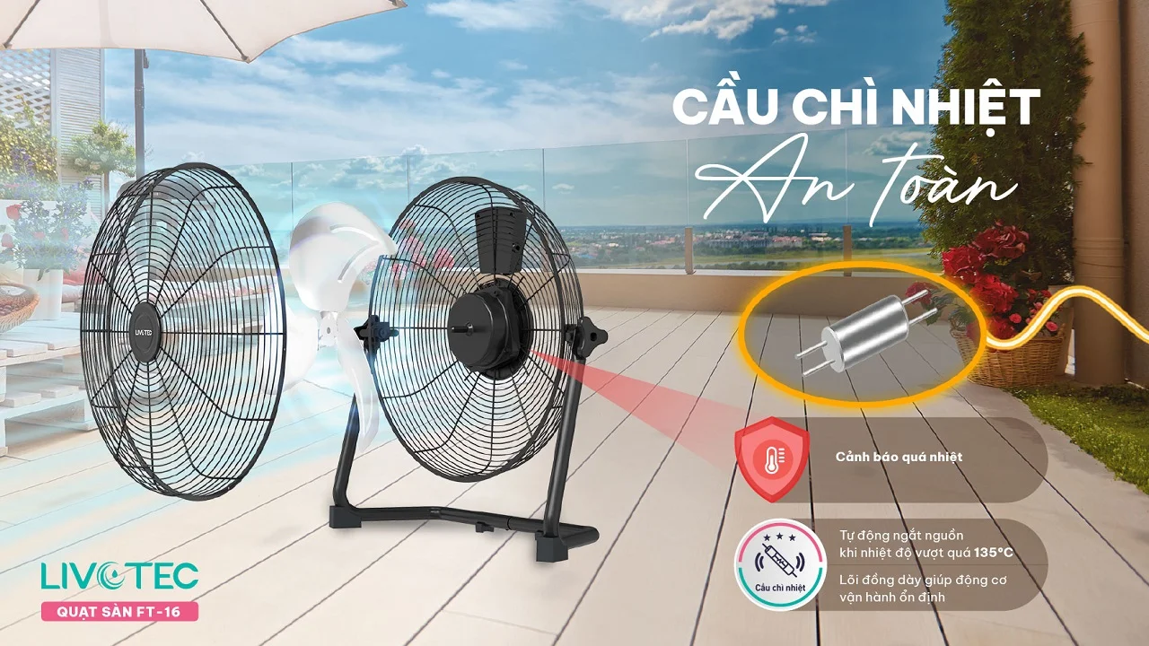 Quạt sàn Livotec FT-16