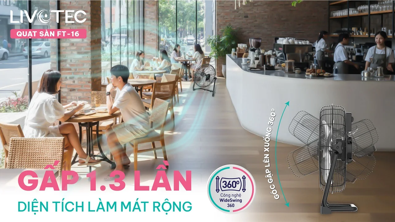 Quạt sàn Livotec FT-16