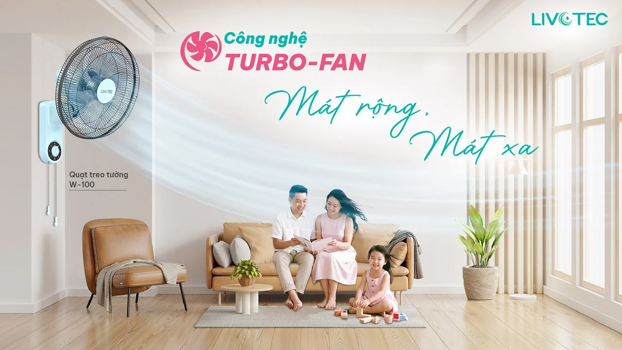 Quạt treo tường Livotec W-100