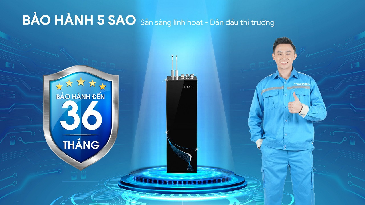 Máy lọc nước nóng lạnh Karofi KAD-GB65