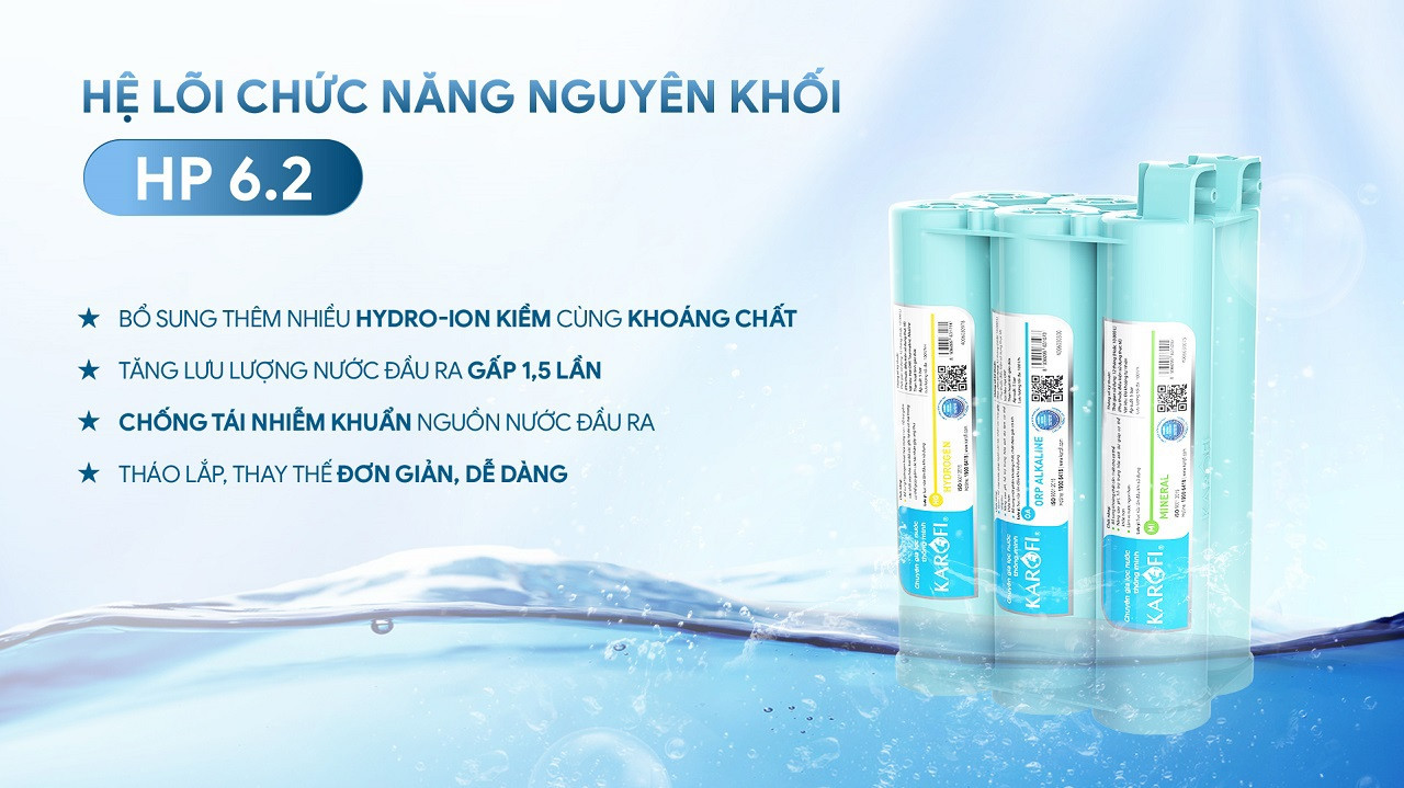 Máy lọc nước nóng lạnh Karofi KAD-GB65