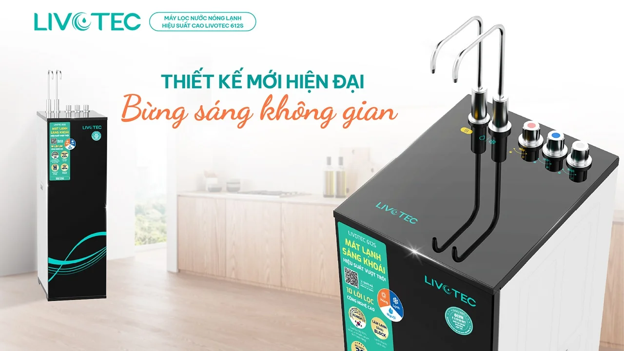 Máy lọc nước nóng lạnh Livotec 612S