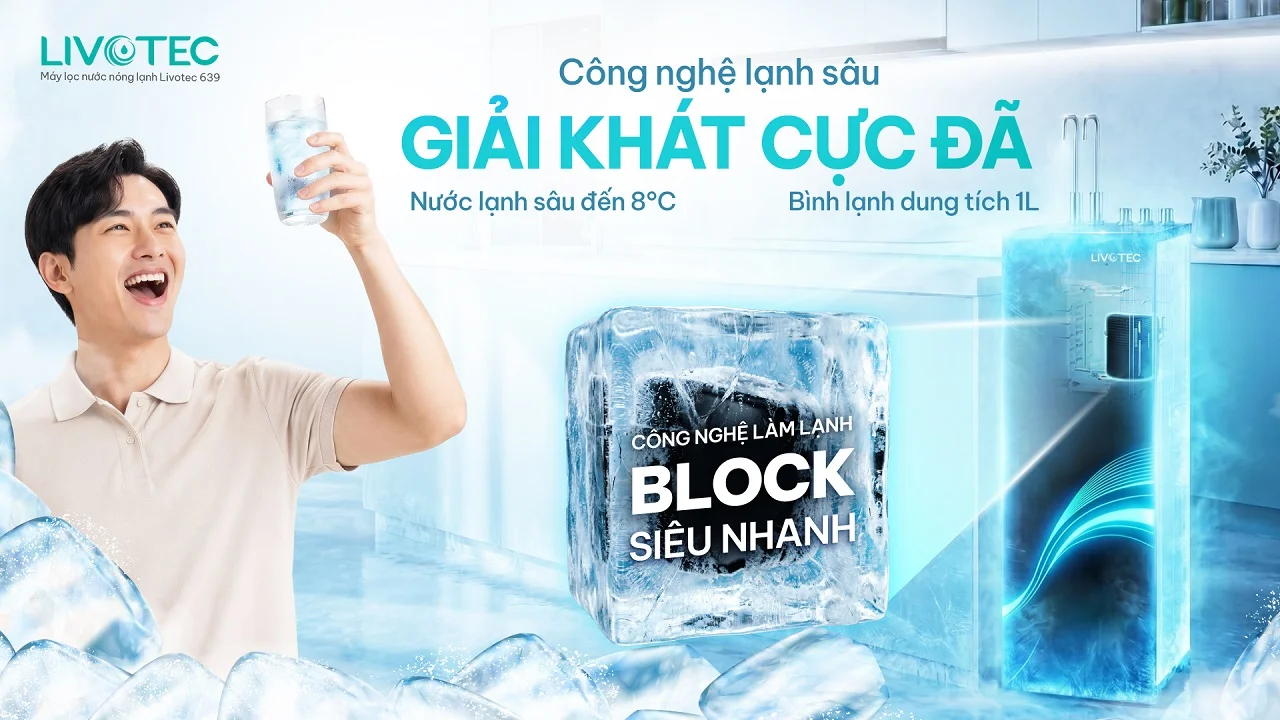 Máy lọc nước nóng lạnh Livotec 639