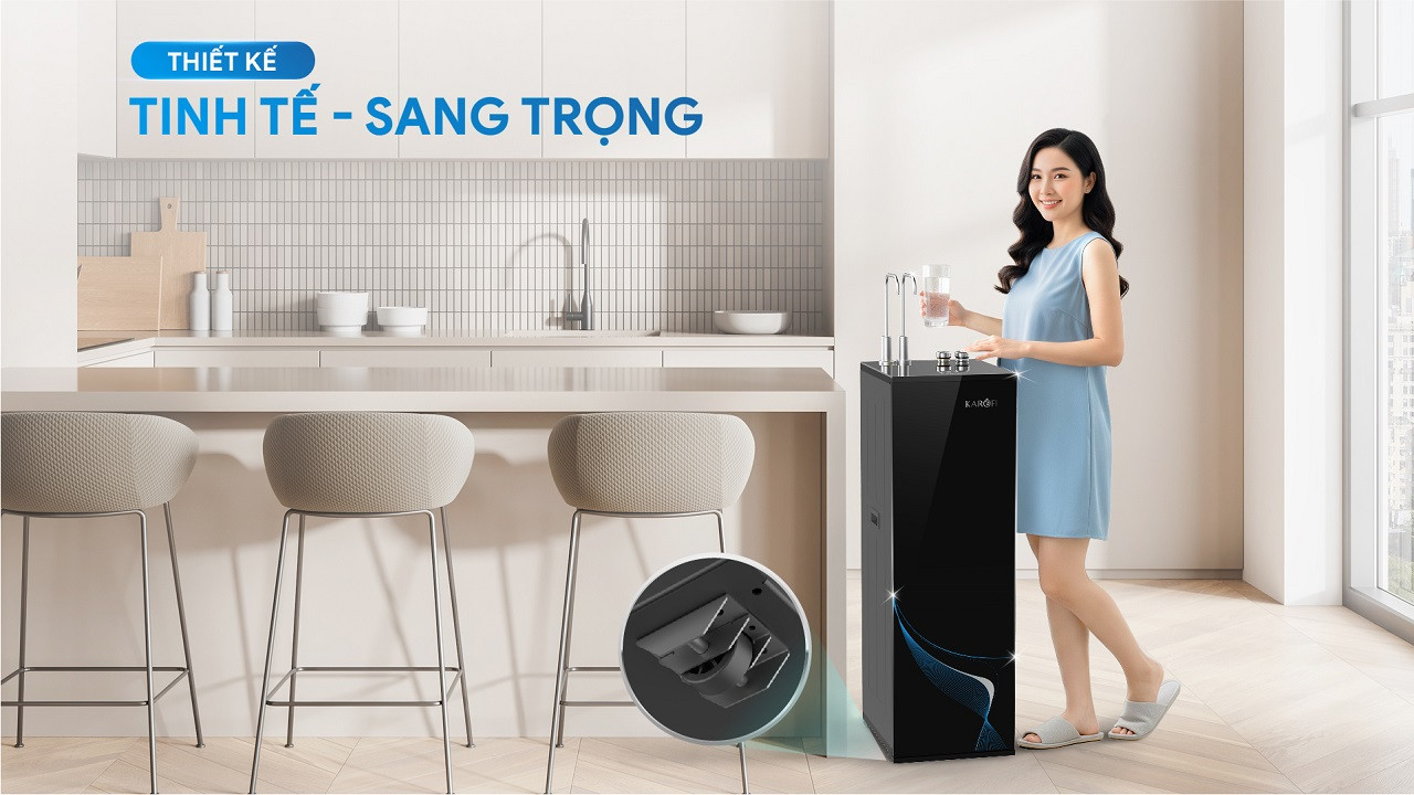 Máy lọc nước nóng nguội Karofi KAH-GB35