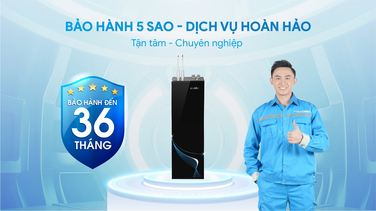 Máy lọc nước nóng nguội Karofi KAH-GB35