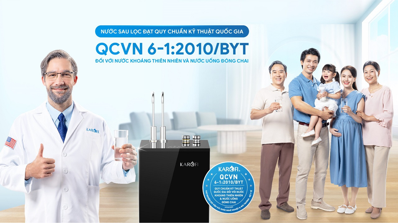 Máy lọc nước nóng nguội Karofi KAH-GB35