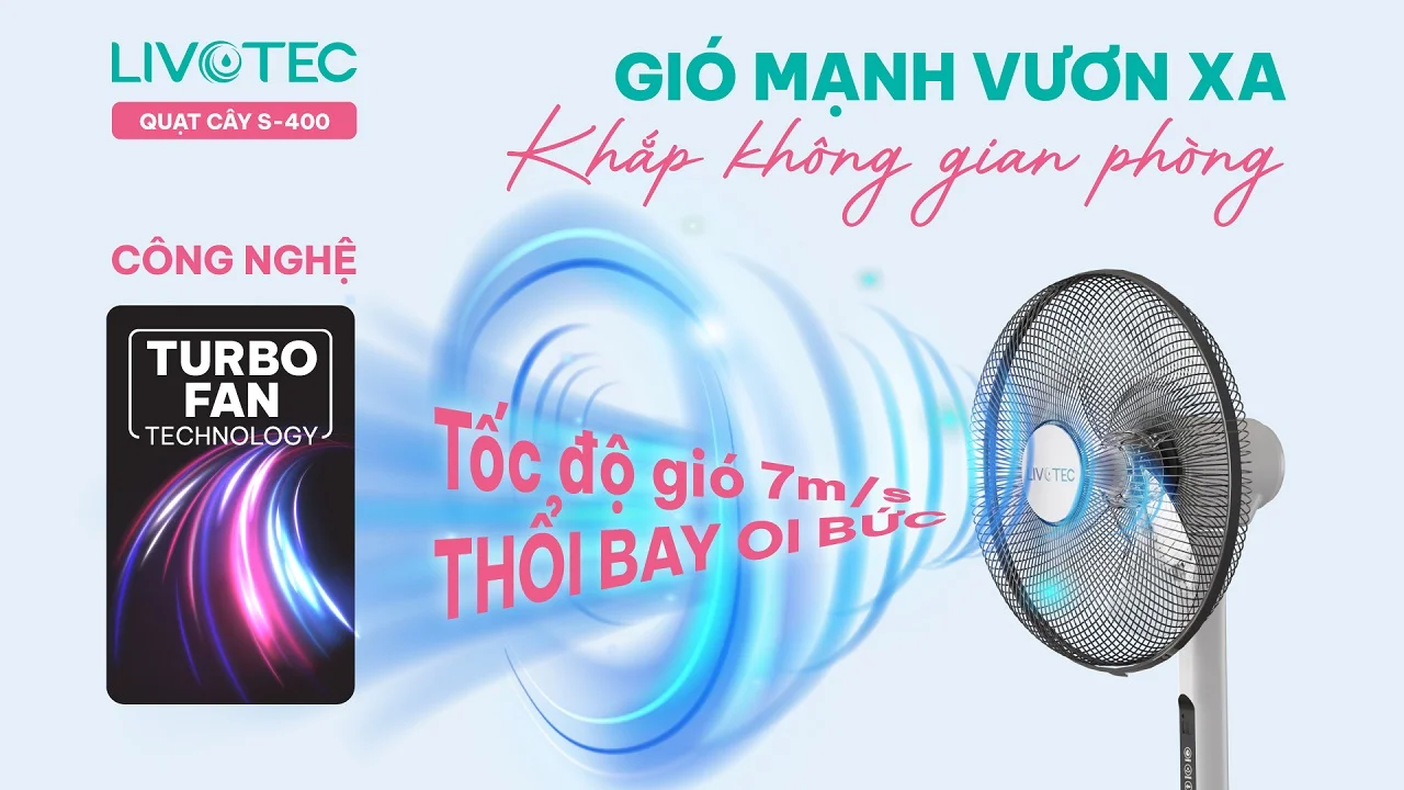 Quạt cây Livotec S-400