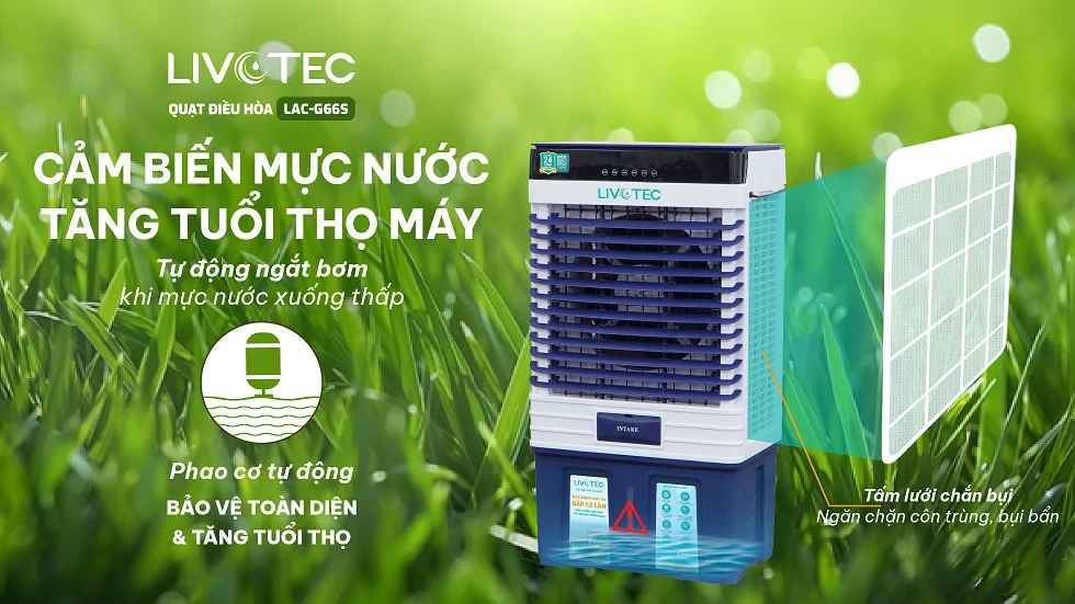 Quạt điều hòa Livotec LAC-G66S