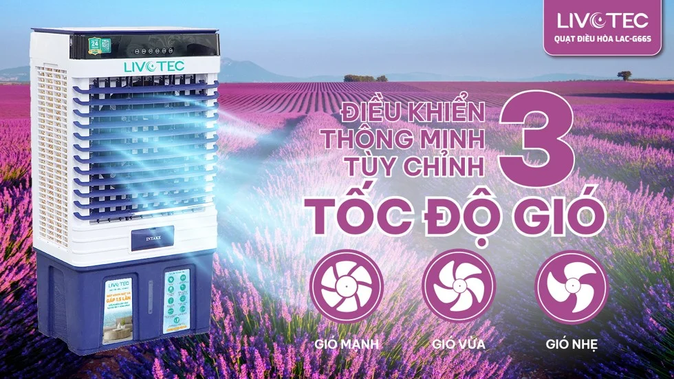 Quạt điều hòa Livotec LAC-G66S