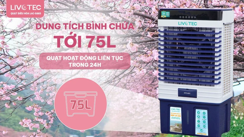 Quạt điều hòa Livotec LAC-G66S