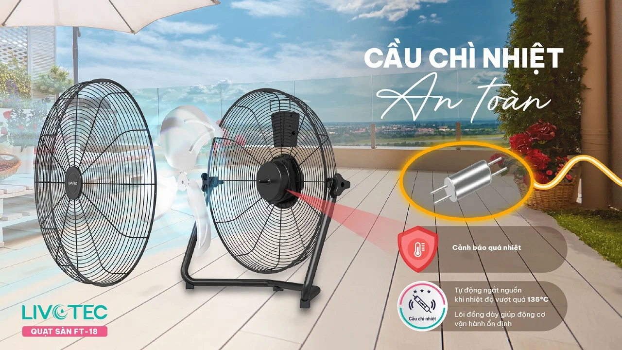 Quạt sàn Livotec FT-18