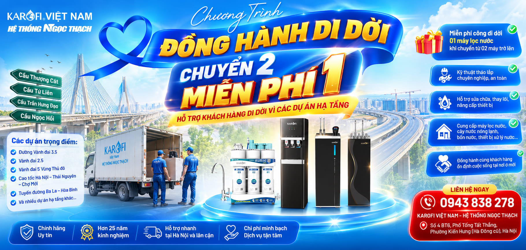 Chương Trình "Đồng Hành Di Dời - Chuyển 2 Miễn Phí 1" – Hỗ Trợ Khách Hàng Di Dời Vì Các Dự Án Hạ Tầng