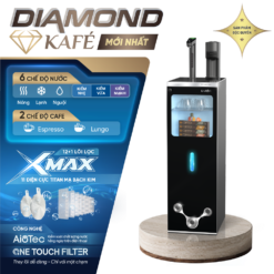 Máy lọc nước nóng lạnh Hydro-ion kiềm Karofi DIAMOND KAFÉ X68