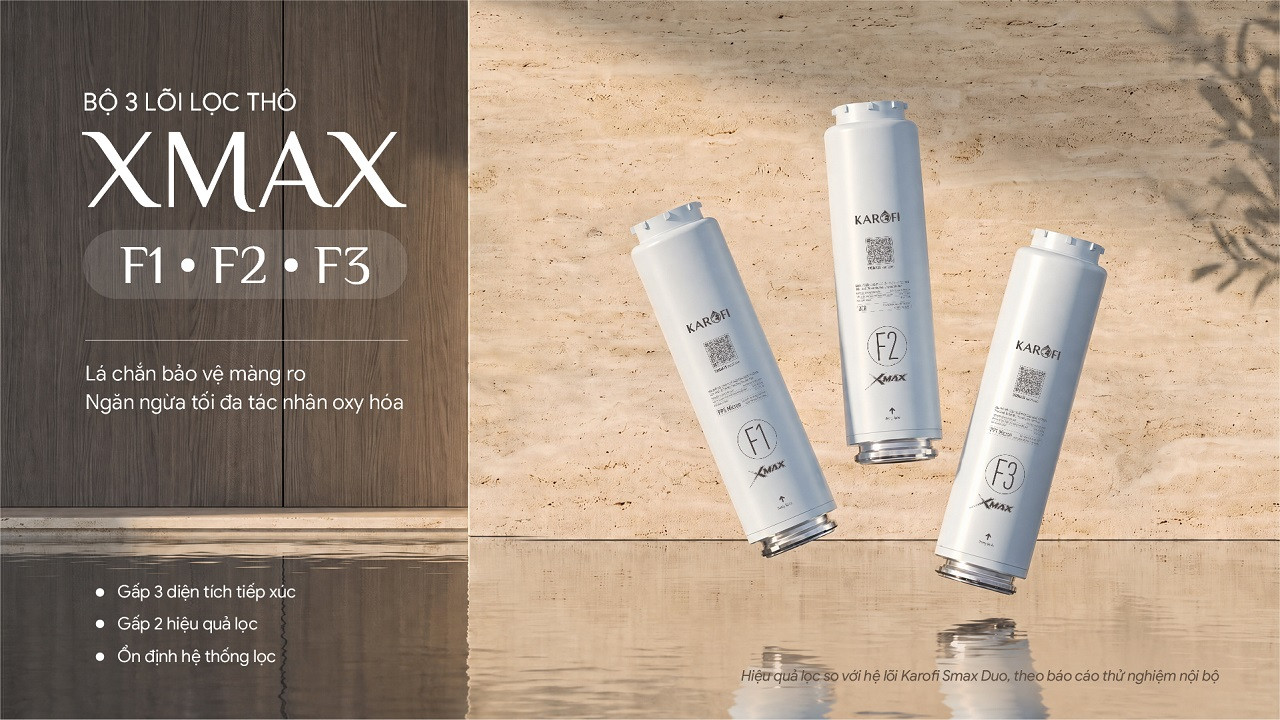 Máy lọc nước nóng lạnh Hydro-ion kiềm Karofi DIAMOND KAFÉ X68