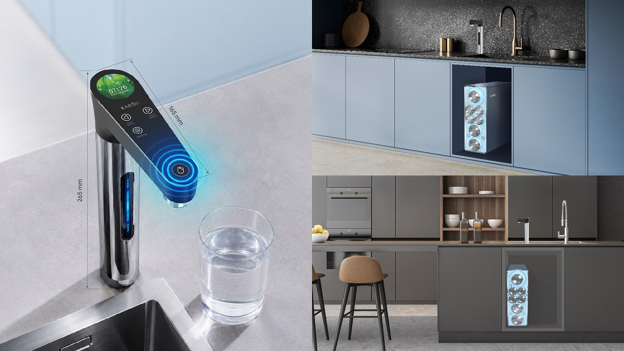 Máy lọc nước RO Karofi Diamond U12 - Vòi LED thông minh - Không bình áp
