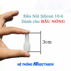 Ống Silicon Phi 10-6mm Bầu Nóng – Đầu Nối Silicon Chịu Nhiệt Máy Lọc Nước Nóng Lạnh