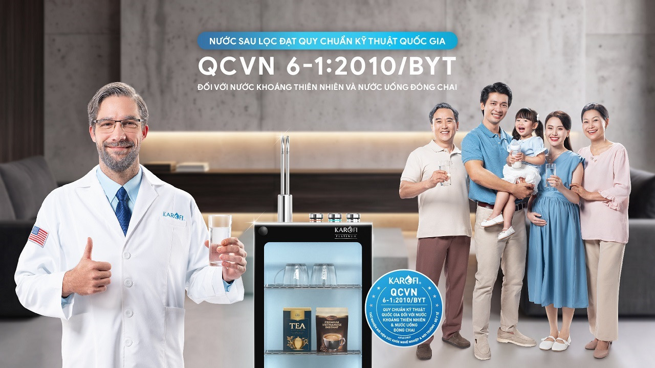 Máy lọc nước nóng lạnh Karofi PLATINUM L26