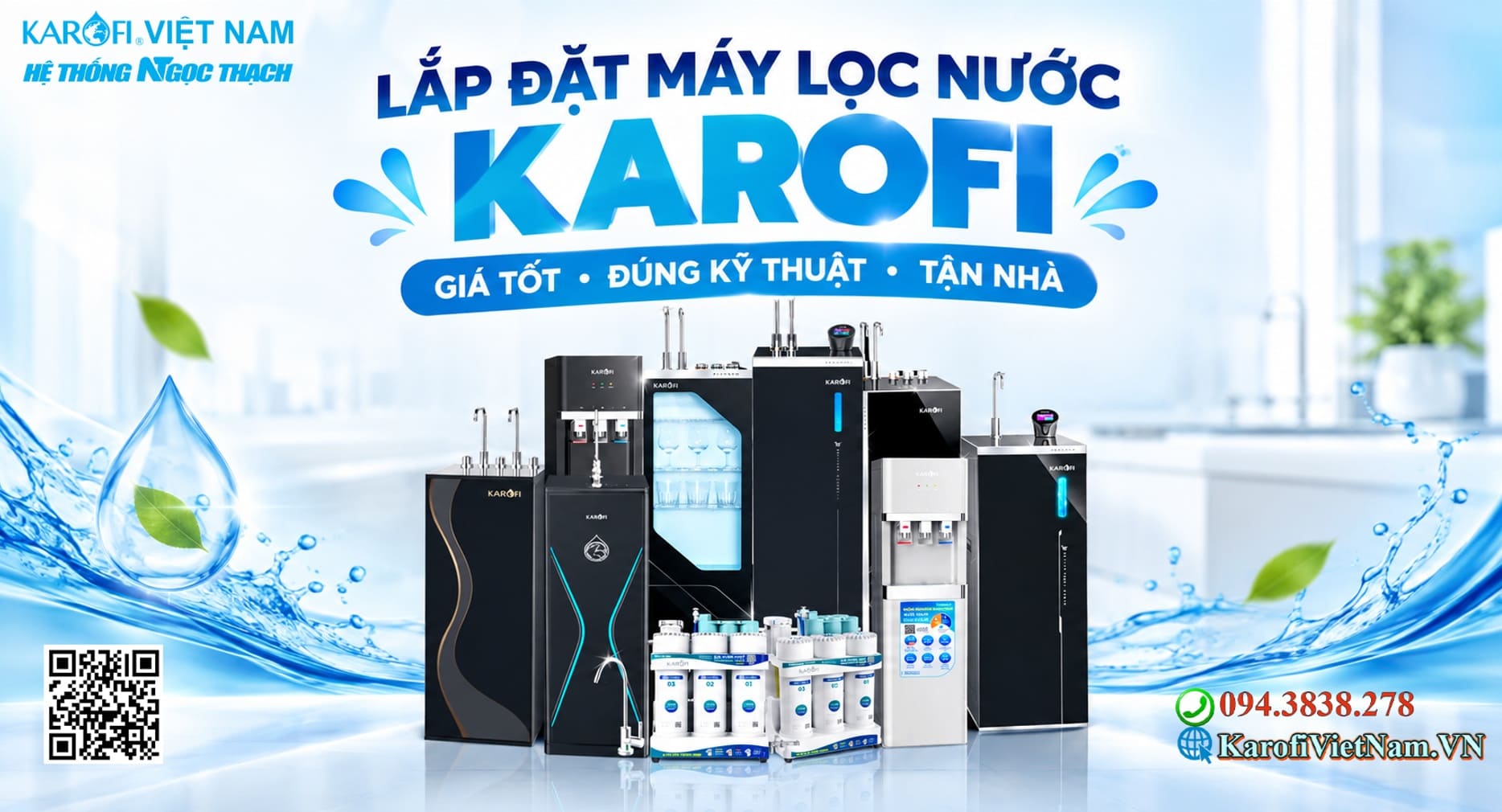 Lắp Đặt Máy Lọc Nước Karofi Giá Tốt Tại Nhà – Đúng Kỹ Thuật, An Tâm Sử Dụng