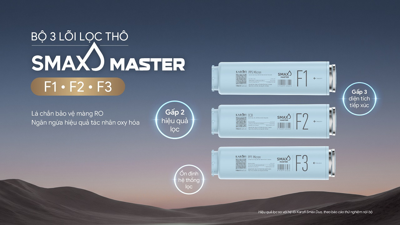 Máy lọc nước nóng lạnh Hydro-ion kiềm Karofi PLATINUM SA5